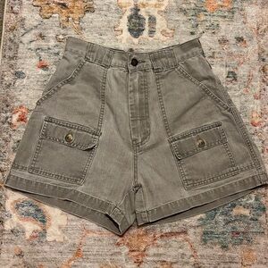 Vintage Trail pacific crest wear grey jean shorts